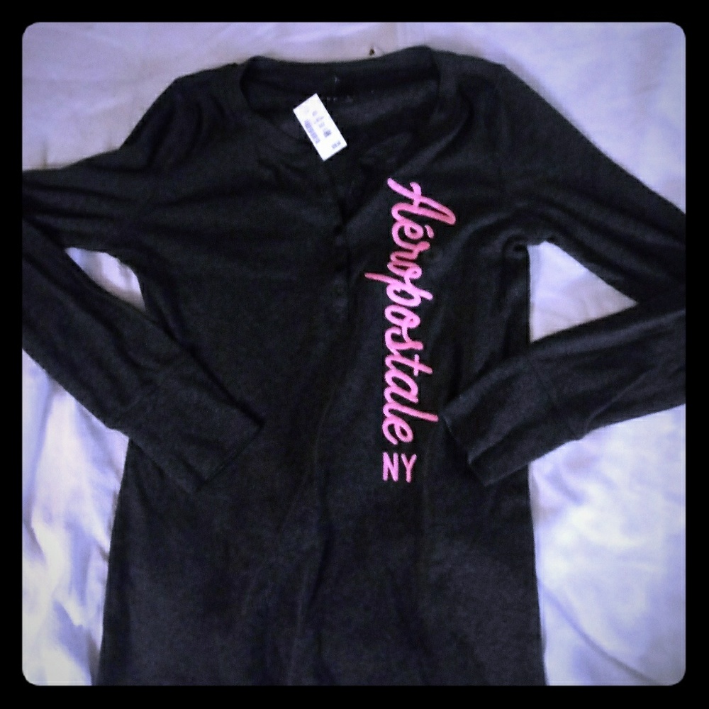COPY - Aeropostale NWT Lomg Sleeve Ribbed Shirt XL
